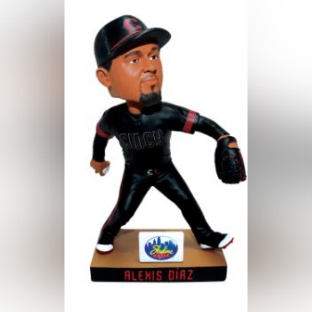 Alexis Diaz City Connect Bobblehead With CINCY 5/5/24 SGA 2024 COLLECT BOX MLB